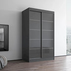 Aria 2 Door Modern High Gloss Wardrobe Armoire