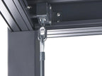 Gazebo Metallo 296 cm 296 cm Nero