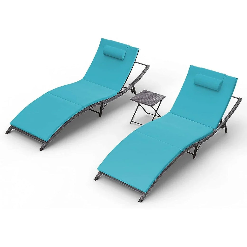 Kullavik 3-PiecesOutdoor Chaise Lounge Set