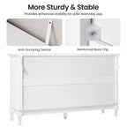 7 Drawer Dresser with Solid Wood Legs