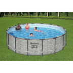 Bestway Steel Pro MAX Round Above Ground Swimming Pool with Pump & Cover