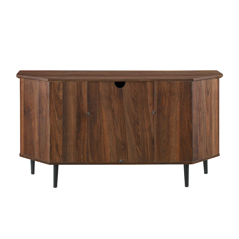 Middlebrook 48-inch Glass Door Corner TV Stand