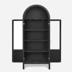 Arched Cabinet Wooden Display Cabinet