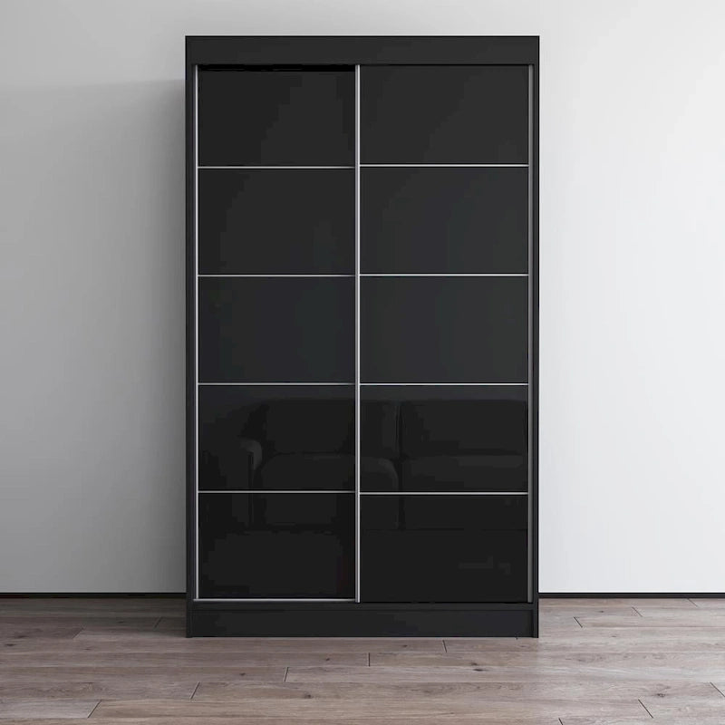 Aria 2 Door Modern High Gloss Wardrobe Armoire