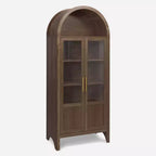 Arched Cabinet Wooden Display Cabinet