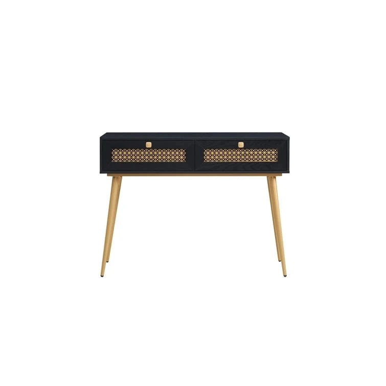 41.9 Wood 2-Drawer Entryway Console Table