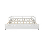 Extending Daybed with Trundle, Wooden Daybed with Trundle