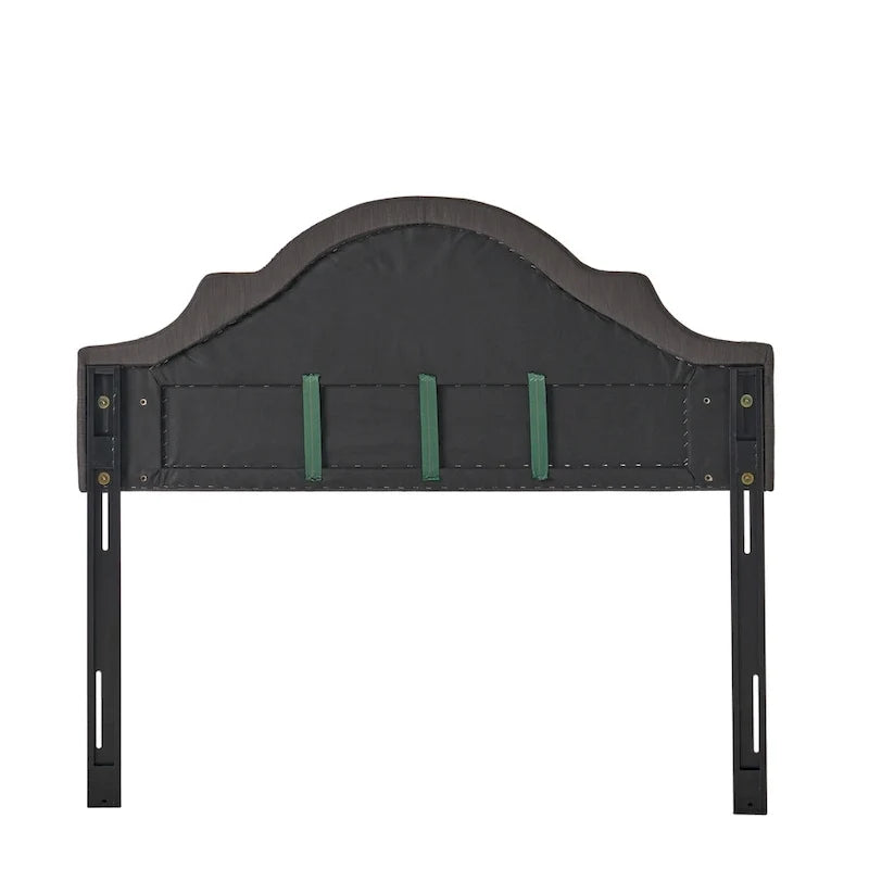 Adjustable Full/Queen Studded Fabric Headboard