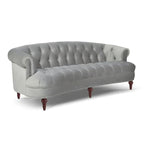 La Rosa 84 Mid-Century Modern Velvet Upholstered Chesterfield Tufted Sofa