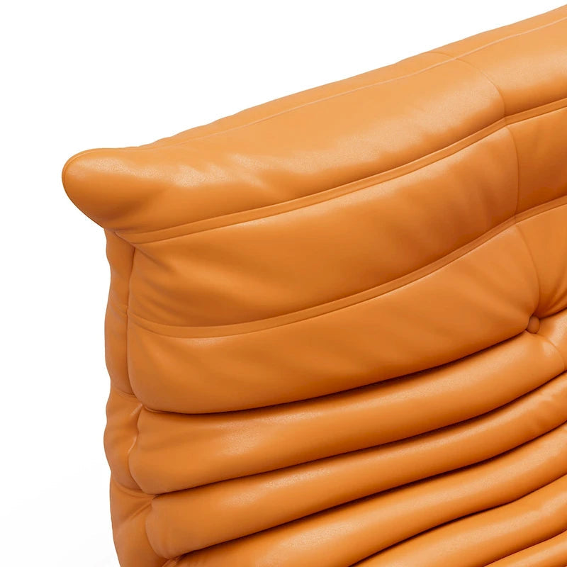 Furgle Microfiber Leather Sofa Ergonomic Design Lazy Sofa Floor Sofa
