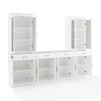 Crosley Stanton 3Pc Sideboard And Glass Door Pantry Set - 14.5x95x78