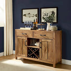 Crosley Roots Natural Finish Buffet - 52  W x 18  D x 36  H