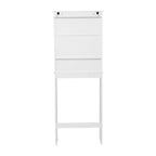 Farmhouse Over the Toilet Cabinet with Shelves and Magnetic Closure Doors