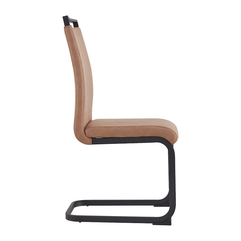Modern Dining Chairs PU Faux Leather set of 4