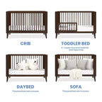 Delta Children Ollie 4-in-1 Convertible Crib with Daybed Conversion