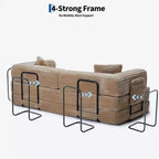 80.7 5-in-1 Convertible Sleeper Sofa Bed aï¿?Corduroy, 1200 lbs, No Assembly