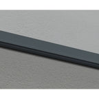 Sophia 3 ft. Grey Clear Door and Window Awning