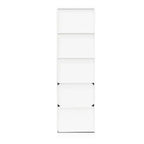 Furinno 5-Cube Reversible Bookcase Open Shelf Dispaly Rack Horizontal Vertical