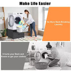 Black / White Heavy-Duty Metal Washer & Dryer Pedestal Stand �C Single Unit, Anti-Vibration