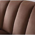 Fabric Upholstered Channel Back Living Room Convertible Sofabed