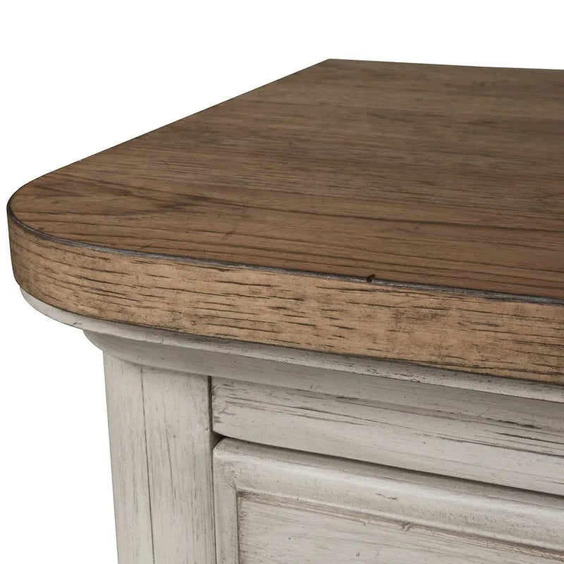 Farmhouse Reimagined Antique White 8-Drawer Dresser