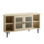 Middlebrook 48-inch Glass Door Corner TV Stand