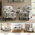 Giampiero Living Room Armchair with Nailhead Trims Set of 2 by HULALA HOME