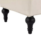 Modern End of Bed Bench for Bedroom, Velvet Upholstered Window Bench with 2 Detachable Pillows for Living Room or Entryway-Panipeachy