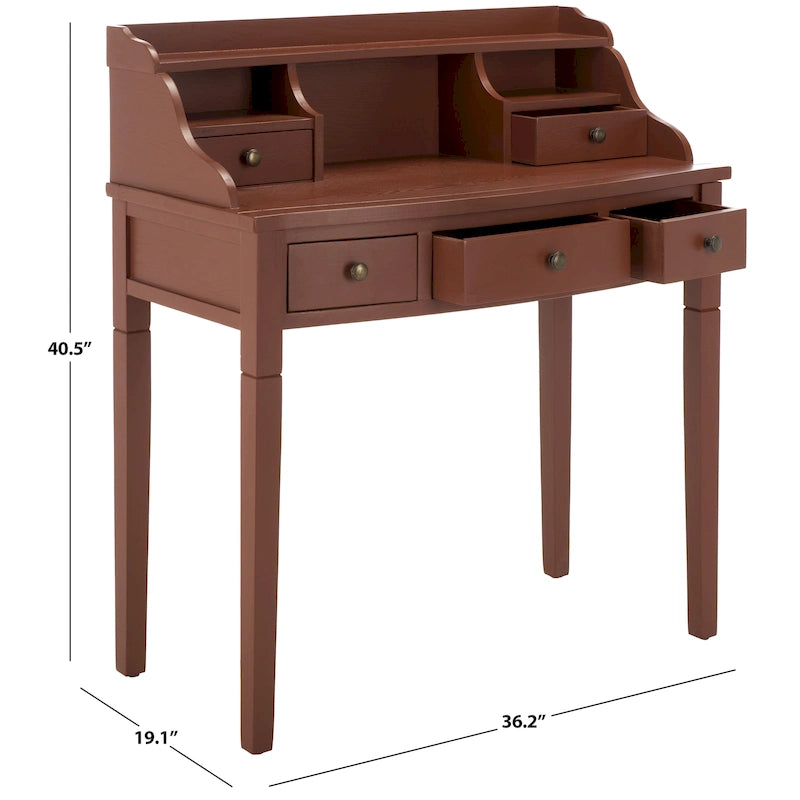 SAFAVIEH Leana 5-Drawer Work Office Writing Desk