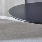 42.1 Tulip Dining Table With Round Table Top and Pedestal for 4-6 People