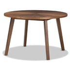 Mid-century Grey Fabric 5-piece Dining Set by Baxton Studio
