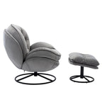 Accent chair TV Chair Living room Chair with Ottoman