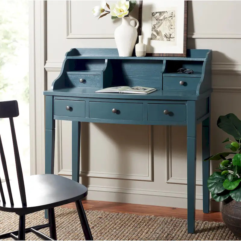SAFAVIEH Leana 5-Drawer Work Office Writing Desk