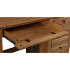 Arch+Haven Solid Wood 4 Drawer Desk