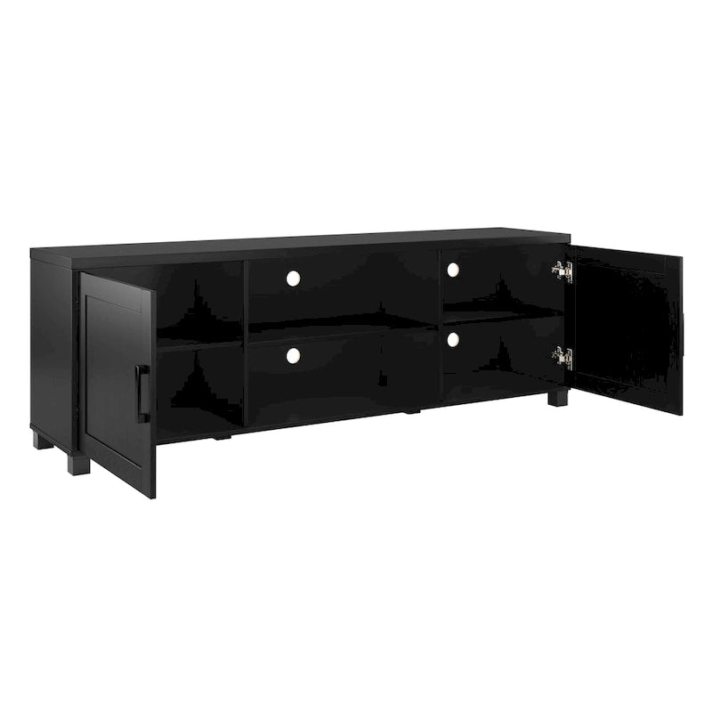 Virlomi TV Stand with Doors, TVs up to 85