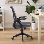 Javlergo Office Chair Mid Back Swivel Lumbar Support Desk Chair, Computer Ergonomic Mesh Chair with Armrest