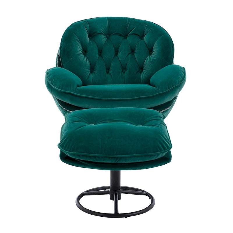 Accent chair TV Chair Living room Chair with Ottoman