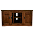 Leick Home Solid Wood Mission Corner TV Stand
