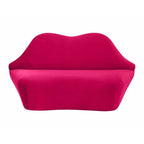 Lips Velvet Settee - 67.7W x 29.1D x 36H