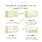 Babyletto Swell 4-in-1 Convertible Crib with Toddler Bed Conversion Kit