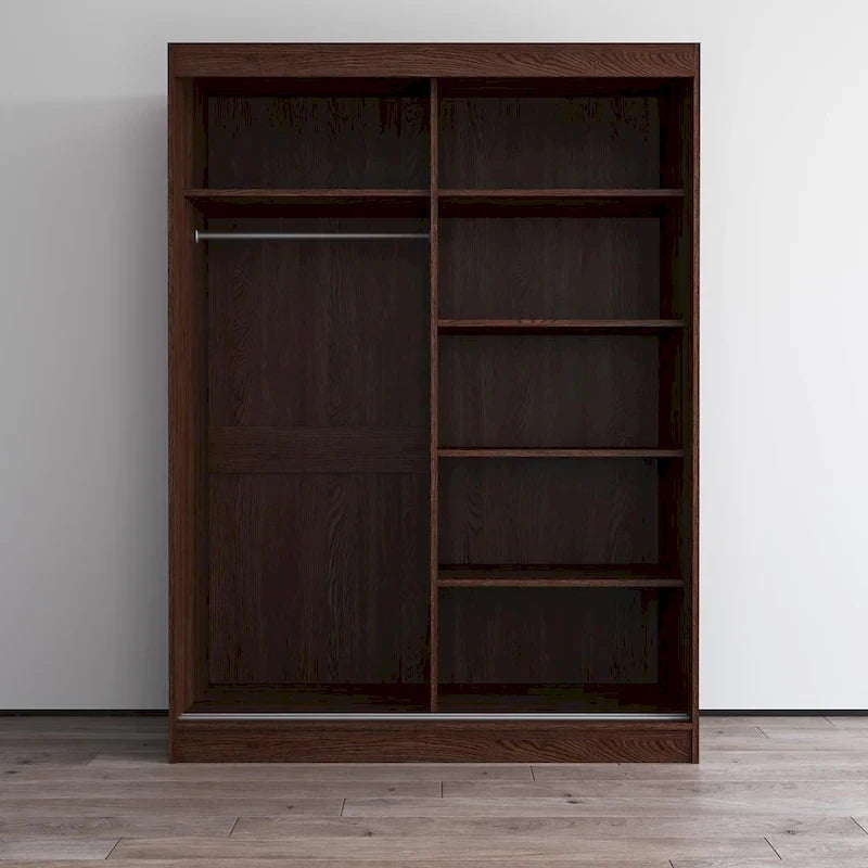 Aria 2 Door Modern High Gloss Wardrobe Armoire