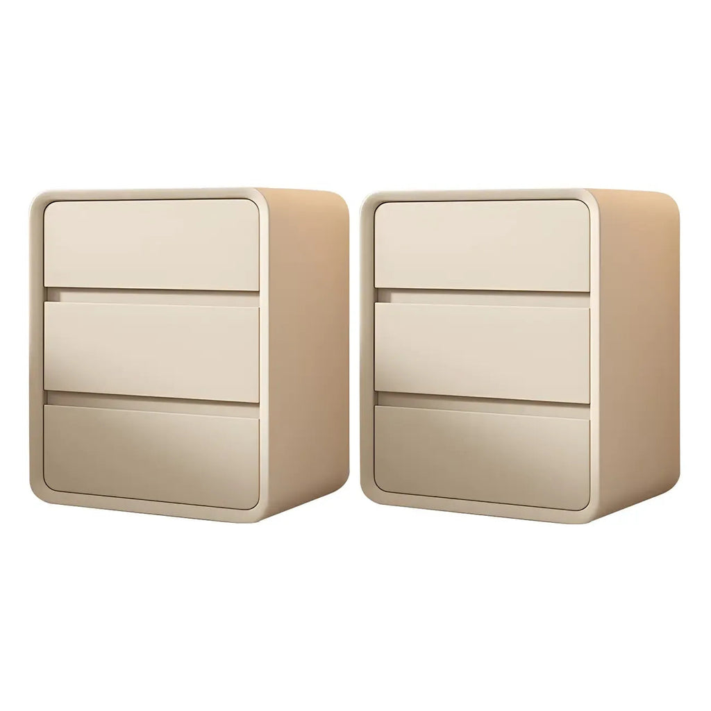 Scandinavian Wood Narrow Bedside Cabinet