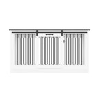 Pet Residence with Iron Tube Reinforcement Stylish & Sturdy Dog Crate