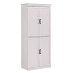 Freestanding Kitchen Pantry Storage Cabinet, 70 in Cupboard with Doors and Adjustable Shelves