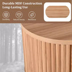 47.2 Lift Top Coffee Table, Oval Wooden Center Table with Hidden Storage, Modern Cocktail Table for Living Room Bedroom Office
