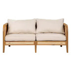 Christopher Knight Home Maciej 3 Piece Outdoor Rustic Acacia Wood and Rattan Seating Set