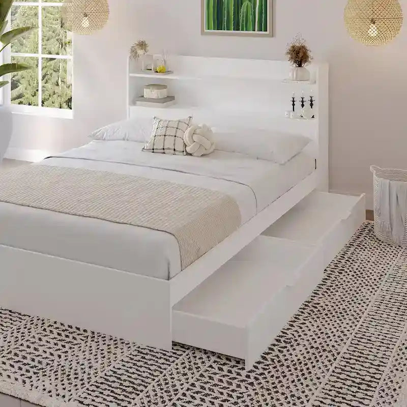 Hunter Platform Bed with Headboard