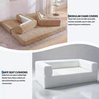 80.7 5-in-1 Convertible Sleeper Sofa Bed aï¿?Corduroy, 1200 lbs, No Assembly