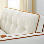 Velvet Multi-Functional Pull-Out Sofa Bed Adjustable Reclining Backrest With Pillows - N/A