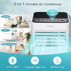 Costway 8000 BTU Portable Air Conditioner 3-in-1 Air Cooler with Fan Dehum Sleep Mode
